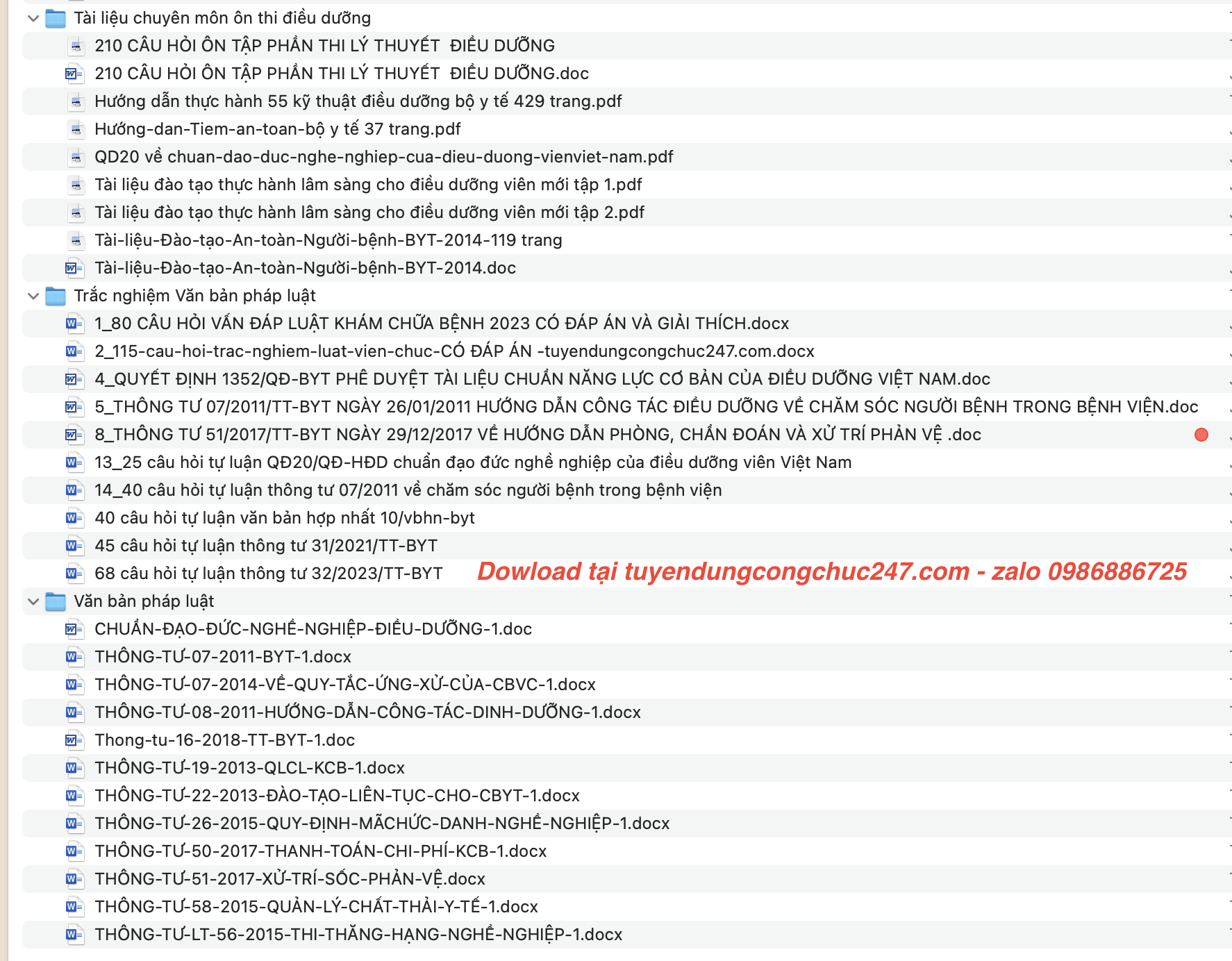 Trọn bộ ôn thi viên chức điều dưỡng vòng 1 + vòng 2